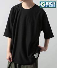 DISCUS/【DISCUS / ディスカス】トップス 梨地 Tシャツ クルーネック コットン100% 半袖 オーバーサイズ ビッグシルエット 無地 4222－4601/505976019