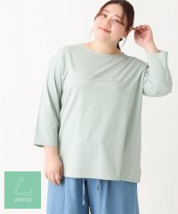 eur3/【大きいサイズ】8分袖ロゴTシャツ/505992745