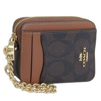 COACH/COACH コーチ ZIP CARD CASE パス カード ケース 小銭入れ レザー/505992971