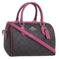 コーチ/COACH コーチ ROWAN SATCHEL ローアン サッチェル シグネチャー ハンド バッグ 斜めがけ ショルダー バッグ 2WAY/505992998