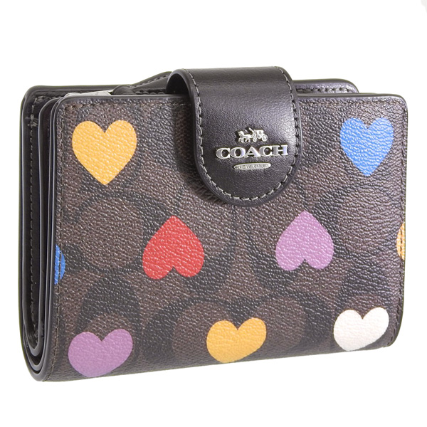 セール】COACH コーチ MEDIUM CORNER ZIP WALLET ミディアム コーナー 