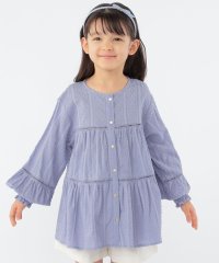 SHIPS KIDS/SHIPS KIDS:100～130cm / スナップ ボタン ティアード ブラウス/505993429