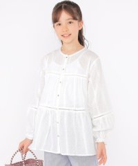 SHIPS KIDS/SHIPS KIDS:140～150cm / スナップ ボタン ティアード ブラウス/505993433