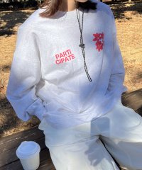 ANME/アンドミー andme 前後ロゴ入り フラワープリント 長袖 Tシャツ/505993525