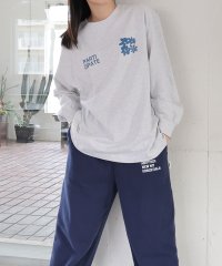 ANME/前後ロゴ入り フラワープリント 長袖 Tシャツ/505993525