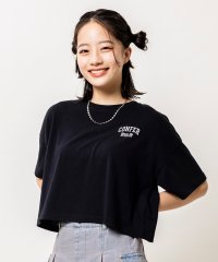 PINK-latte/【130cmあり】ゆるっとシルエット　バックカレッジロゴTシャツ/505993571