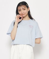 PINK-latte/【130cmあり】ゆるっとシルエット　バックカレッジロゴTシャツ/505993571