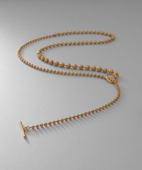 COCOSHNIK ONHITSCH/ココシュニック オンキッチュ COCOSHNIK ONKITSCH シルバー ミックスネックレス ボールチェーンマンテル GP/505993589