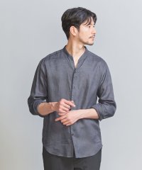 BEAUTY&YOUTH UNITED ARROWS/【WEB限定 WARDROBE SMART】リネン バンドカラー スキッパーシャツ/505993704