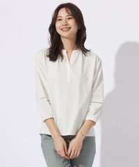 J.PRESS LADIES/【洗える】プレーティングジャージー スキッパー カットソー/505994204