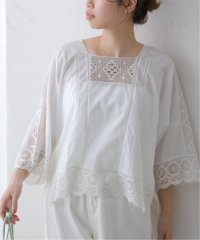 La Totalite/【ne Quittez pas/ヌキテパ 】CAMBRIC*LACE TOP/505994510