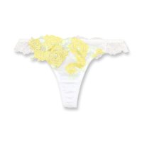 fran de lingerie/フランデランジェリー fran de lingerie ゴージャス薔薇刺繍フェミニンヒップに 「グレースイストグランデ タンガ」 Tバック タンガ【返品不可商品/505400032