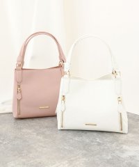 MK MICHEL KLEIN BAG/[2WAY]サイドファスナースクエアトートバッグ/505828979