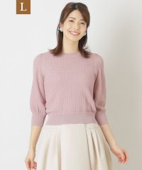 TO BE CHIC(L SIZE)/【L】レーヨンナイロン プルオーバーニット/505971331