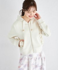 tocco closet/軽くて優しい着心地♪ポケットフリル付きふんわりスフレタッチダンボールニットパーカー/505977829