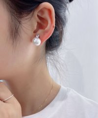 Lace Ladies/レースレディース Lace Ladies パール × ビジュー エレガント ベーシック ピアス イヤリング/505989424