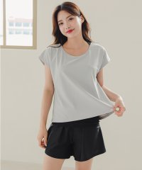 Lace Ladies/レースレディース Lace Ladies レイヤード風 ベーシック タンキニ 2点 セット【返品不可商品】/505989457
