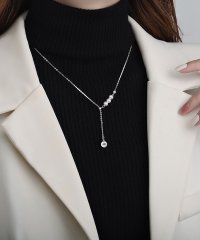 Lace Ladies/レースレディース Lace Ladies ソリッド パール スライド チェーン ネックレス/505989489