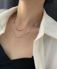 Lace Ladies/レースレディース Lace Ladies パール × ボール ダブル チェーン ネックレス/505989491