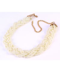Lace Ladies/レースレディース Lace Ladies ツイスト デザイン ボリューム パール ネックレス/505989492