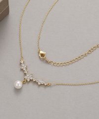 Lace Ladies/レースレディース Lace Ladies パール トップ フラワー ビジュー ネックレス/505989493