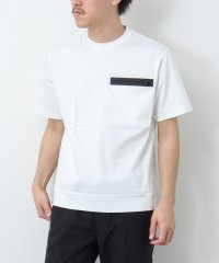 Stutostein/シルケットスムース 圧着ジップポケットTシャツ/505992587