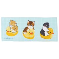 cinemacollection/シネマコレクション cinemacollection モフサンド フェイスタオル ロングタオル おふろにゃん mofusand 丸眞 新生活雑貨 キャラクター /505994006