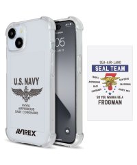 AVIREX/アヴィレックス AVIREX iPhone15/14/13 AVIREX [耐衝撃クリアケース/カードステッカーAセット]/505994282