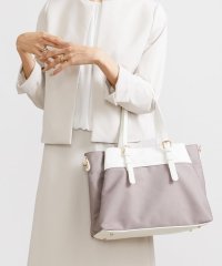 MK MICHEL KLEIN BAG/【2WAY】異素材切り替えデザイントートバッグ/505994809