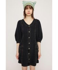 SLY/V NECK DENIM ショートワンピース/505994832