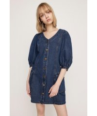 SLY/V NECK DENIM ショートワンピース/505994832