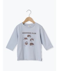 Samansa Mos2 Lagom/ハリネズミプリント7分袖Tシャツ/505995599