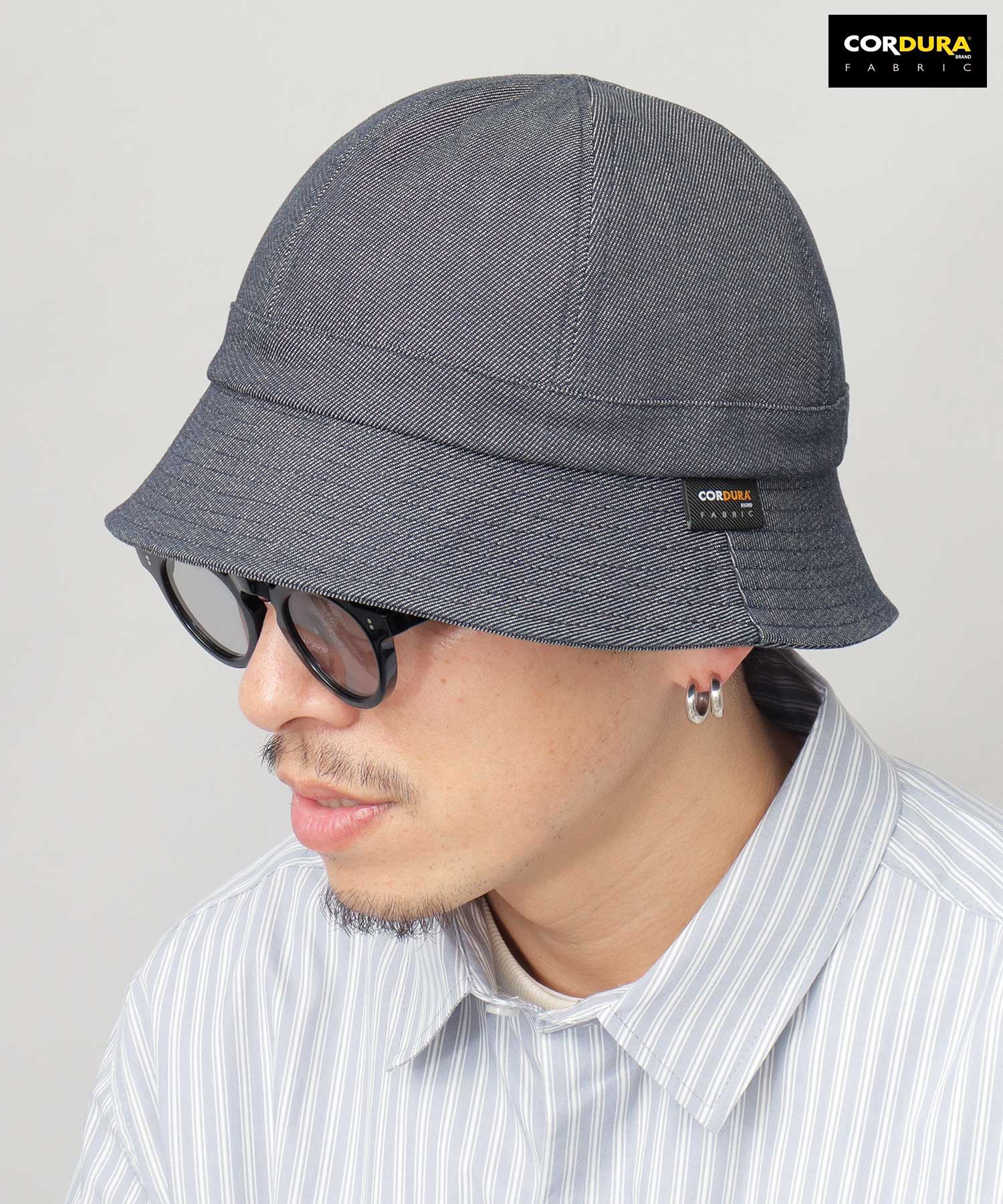 ベーシックエンチ Basiquenti メトロハット 帽子 デニムハット