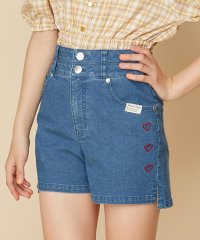 JENNI love/【UVカット】【接触冷感】【ストレッチデニム】【ウエスト調整可能】ハイウエストスリットデニムショーパン/505995808