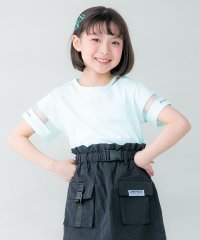 JENNI belle/【WEB限定】そでチュール切替えTシャツ/505995837