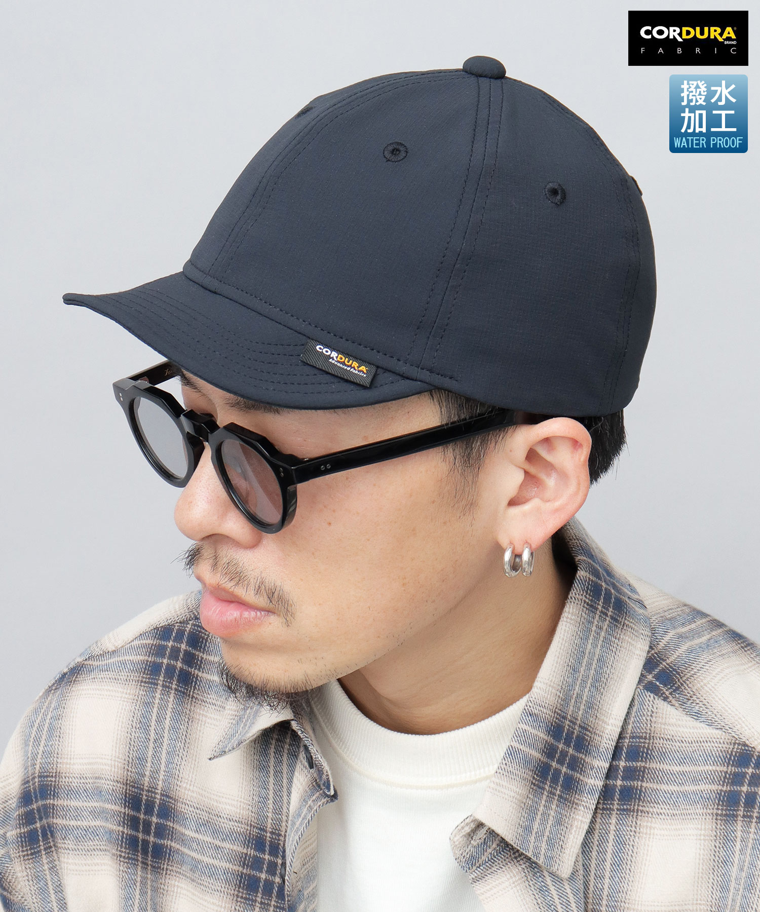 ベーシックエンチ Basiquenti キャップ 帽子 ショートバイザー