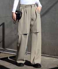 Bonjour Sagan/ボンジュールサガン BONJOUR SAGAN 膝スリットスラックスパンツ/505996114