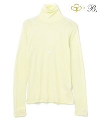 BEIGE，/Washable Silk / Hi－neck Long Sleeve T ハイネック Tシャツ/505996152