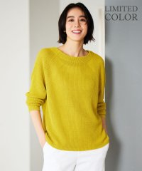 JIYU-KU(LARGE SIZE)/【カタログ掲載・WEB限定カラーあり・洗える】リネンミドルゲージボートネック ニット/505996159