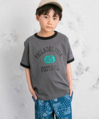 URBAN RESEARCH DOORS（Kids）/『別注』Champion×DOORS　ベーシックリンガーTシャツ(KIDS)/505996484