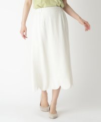  LAURA ASHLEY/コットンスカラップスカート/505996999