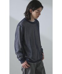 nano・universe/アンサンブルメッシュTシャツ 長袖/505911868