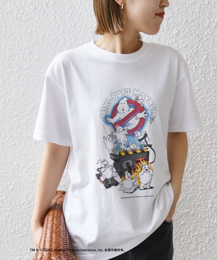 SHIPS for women / シップスウィメン 【SHIPS別注】V::room: 〈洗濯機可能〉クルー TEE 洗濯機可能〉MINI PUFT MAYHEM TEE ◇(505997510) | シップス