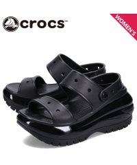 crocs/クロックス crocs サンダル ストラップサンダル メガ クラッシュ レディース 厚底 MEGA CRUSH SANDAL ブラック 黒 207989/505997552