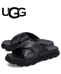 UGG/UGG アグ サンダル スライドサンダル メンズ CAPITOLA CROSS SLIDE ブラック 黒 1153076/505997651