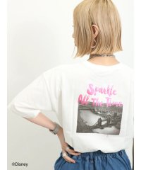 Samansa Mos2 blue/【Disney】ピーター・パン/箔プリントTシャツ/505997798