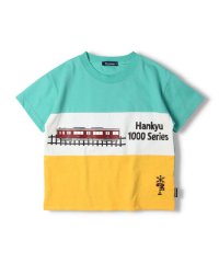 moujonjon/【子供服】 moujonjon (ムージョンジョン) 日本製 阪急電車3段切替半袖Tシャツ 90cm～130cm F32803/505997949