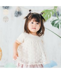 Kids Zoo/【子供服】 kid´s zoo (キッズズー) お花チュール切替半袖Tシャツ 80cm～130cm W42830/505997961