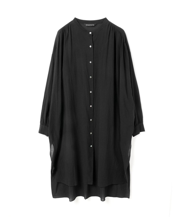 セール 30%OFF】mizuiro ind スタンドカラーギャザーワンピース