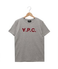 A.P.C./アーペーセー Tシャツ カットソー グレー レッド レディース APC F26944 COEZB TPH/505998131